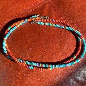 Southwestern Necklace Turquoise/Carnelian/Sugolite